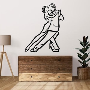 Tango Svg Dxf Png Files Tango Couple Cut File Wall Art Metal Plywood Vinyl Tshirt Cutting For Cnc Laser Plasma Cricut Glowforge