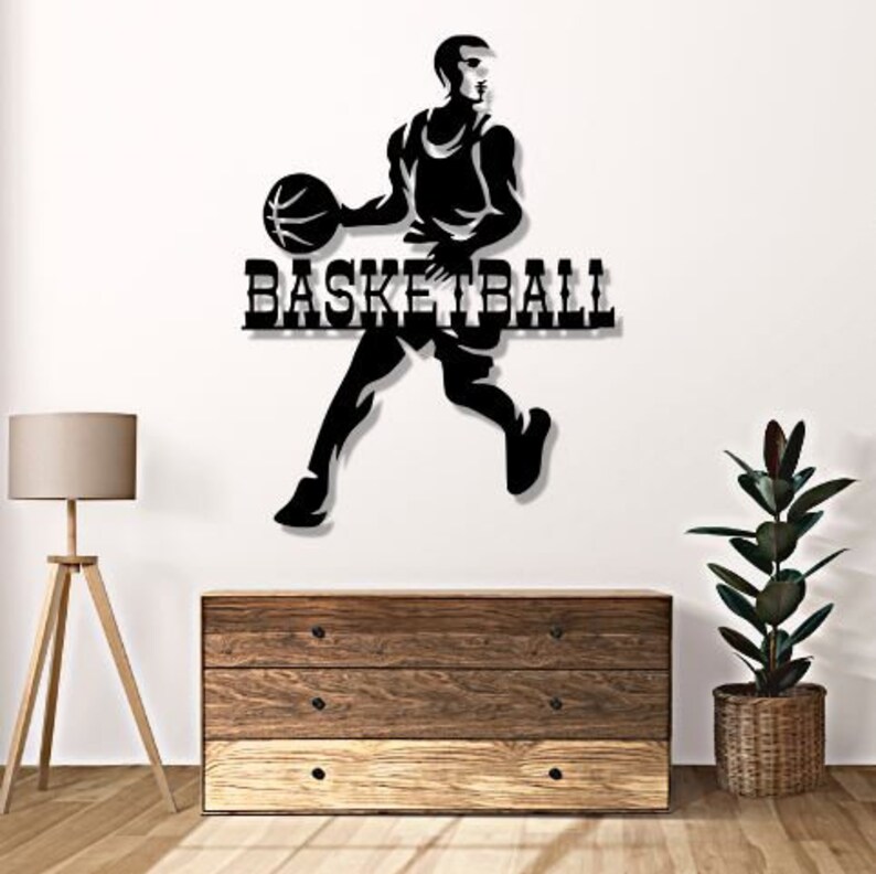 Basketball Svg Dxf Png Files , Laser Cut File , Basketball Player Ball ...