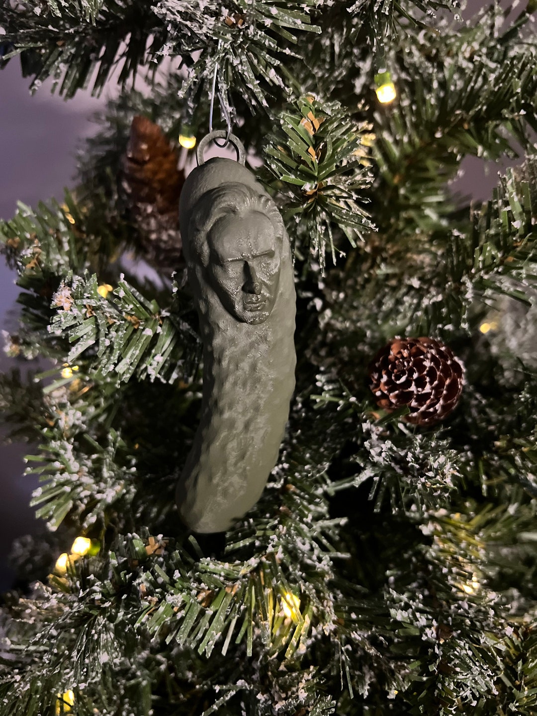 Picolas Cage Christmas Ornament Funny Ornaments Gag Gift Etsy