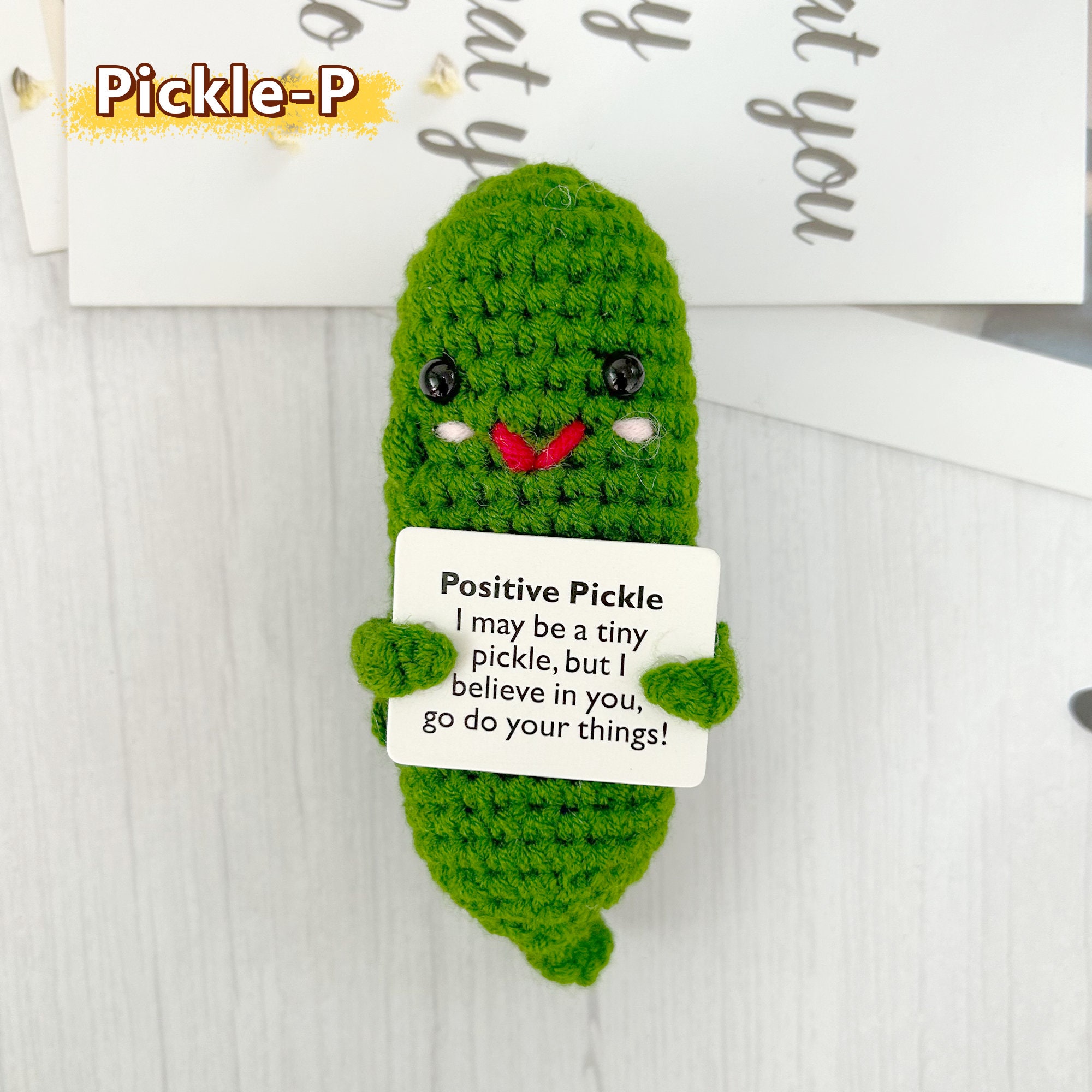 3PCS Emotional Support Pickle/positive Pickle/big Fan Etsy