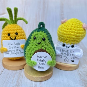 Fine-apple the pineapple - novelty gift, motivational, affirmation, pick me  up, you’re fine, everything’s ok, brighten your day, handmade UK