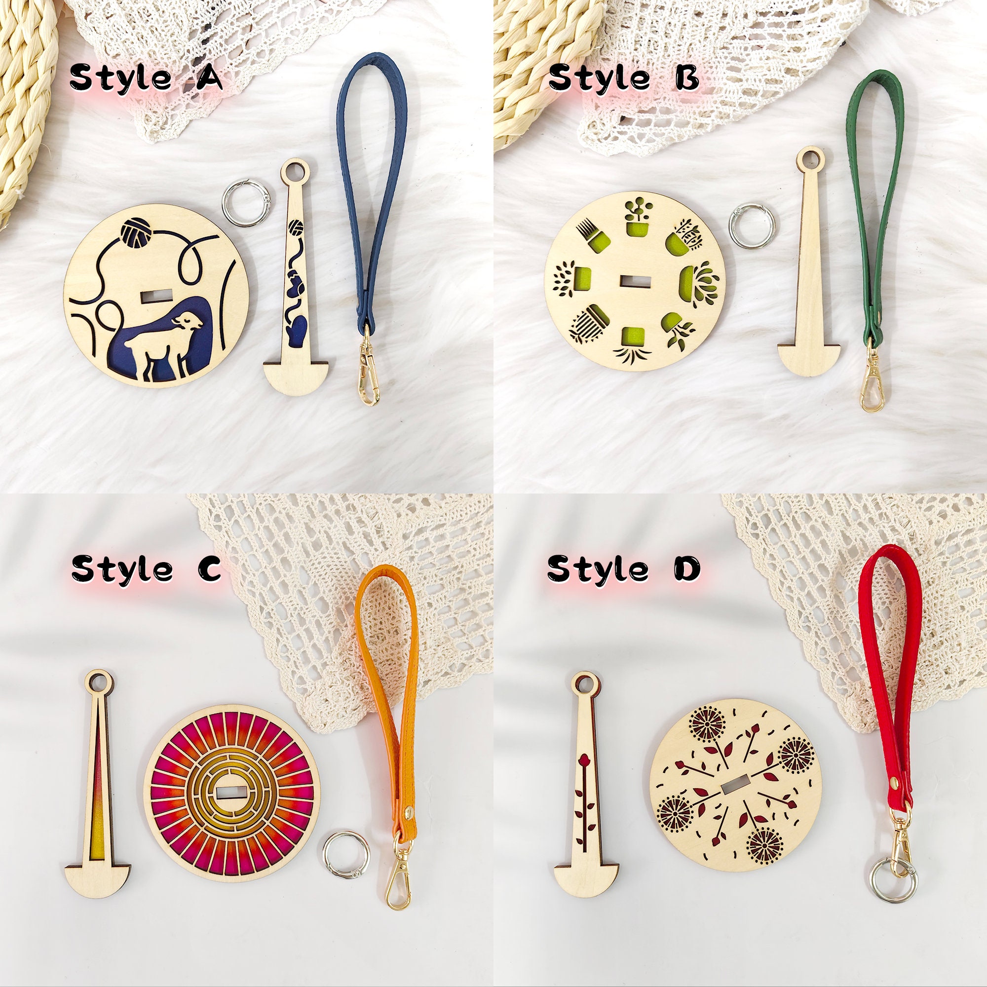Customized Name Portable Wrist Yarn Holder, Crochet Tools, Portable Wrist Yarn Knitting Stand, Crochet enthusiasts, Gift for Mom/Grandma