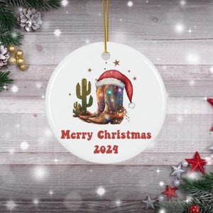 Personalized Family Ornament, Custom Ceramic Keepsake, Winter Home Decoration Gift