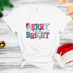 Christmas Shirt for Women, Cute Holiday Shirt, Merry Christmas Tee, Xmas Shirt, Funny Christmas Shirt, Christmas Graphic Tee, Holiday Gift