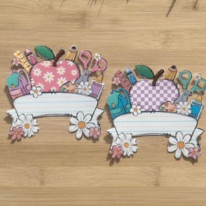 Personalized Back to School Name Stickers – Custom Kids Labels, Durable Decals