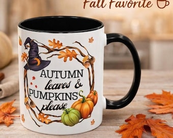 Pumpkin Spice Latte Mug Fall Coffee Cup Autumn Gift Cozy PSL Mug