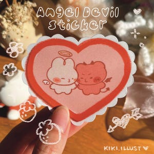 Angel Devil Sticker