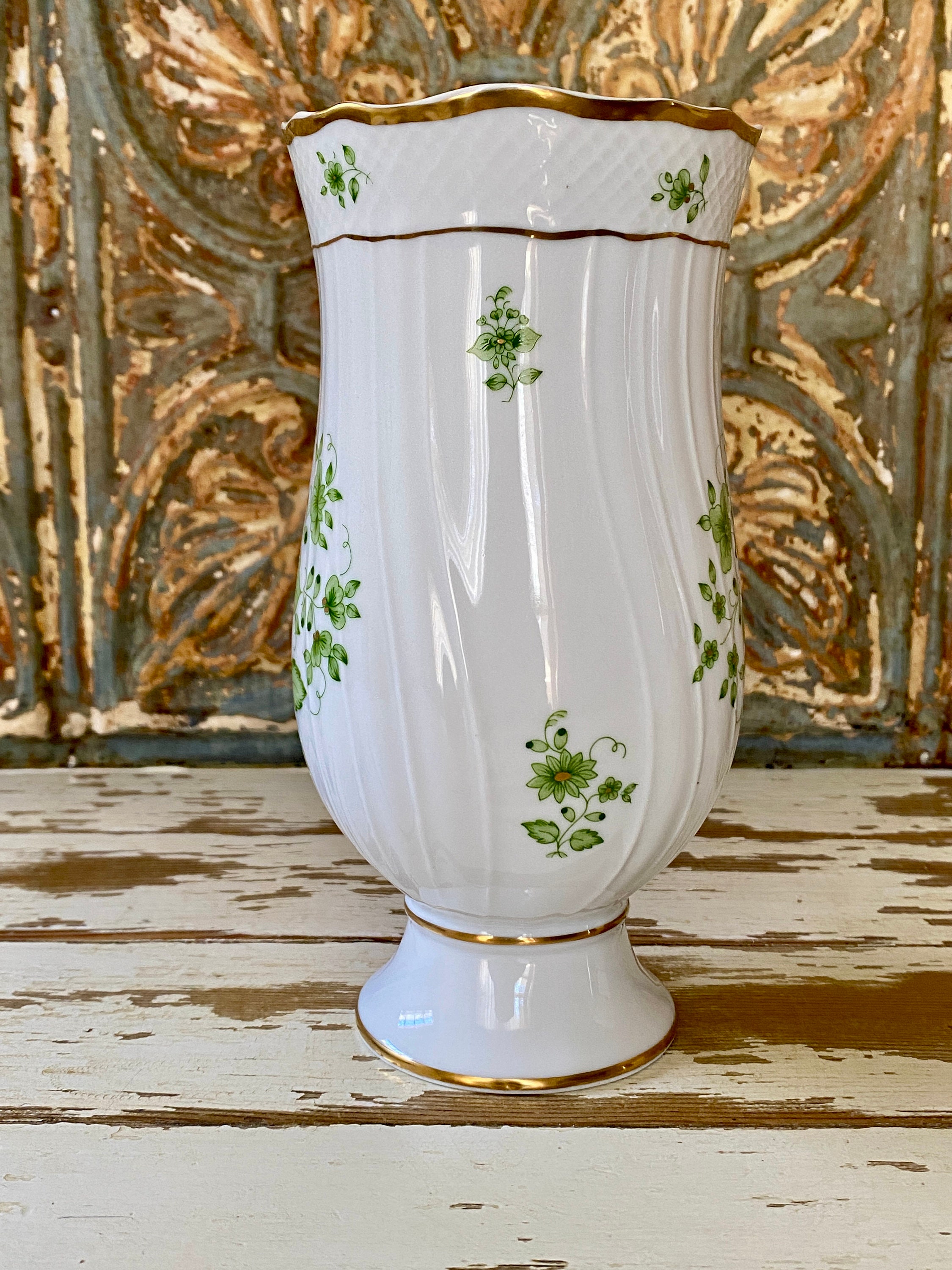 Hollohaza Vase, Hungarian Porcelain - Etsy