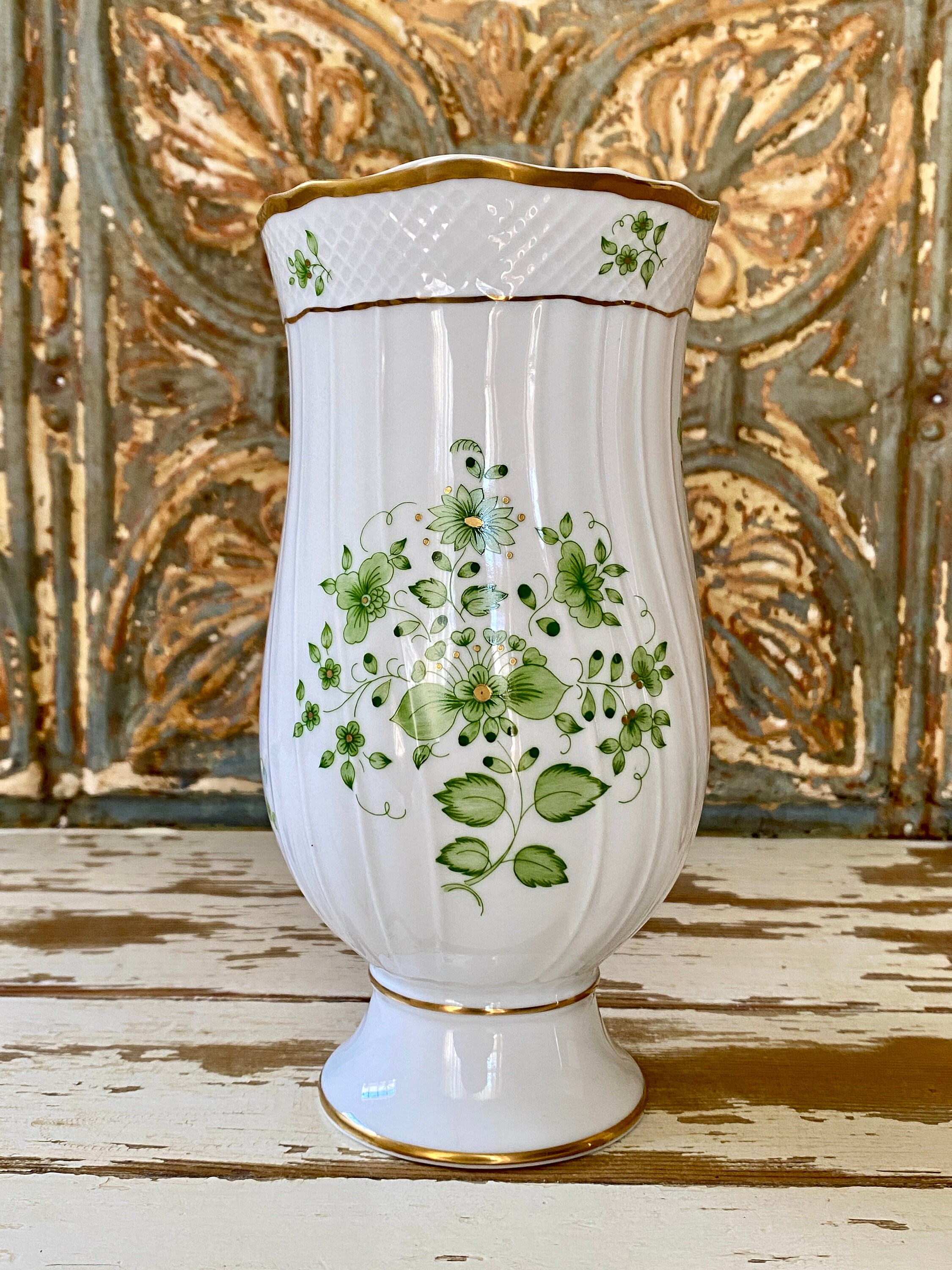 Hollohaza Vase, Hungarian Porcelain - Etsy 