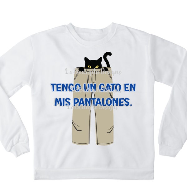 Tengo Un Gato En Mis Pantalones - Wickedly Funny Adult Themed Dark Humor Digital Art PNG Files  - Instant Download