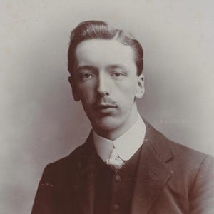 Antique Cabinet Card Real Photograph Young Gentlemen Portrait