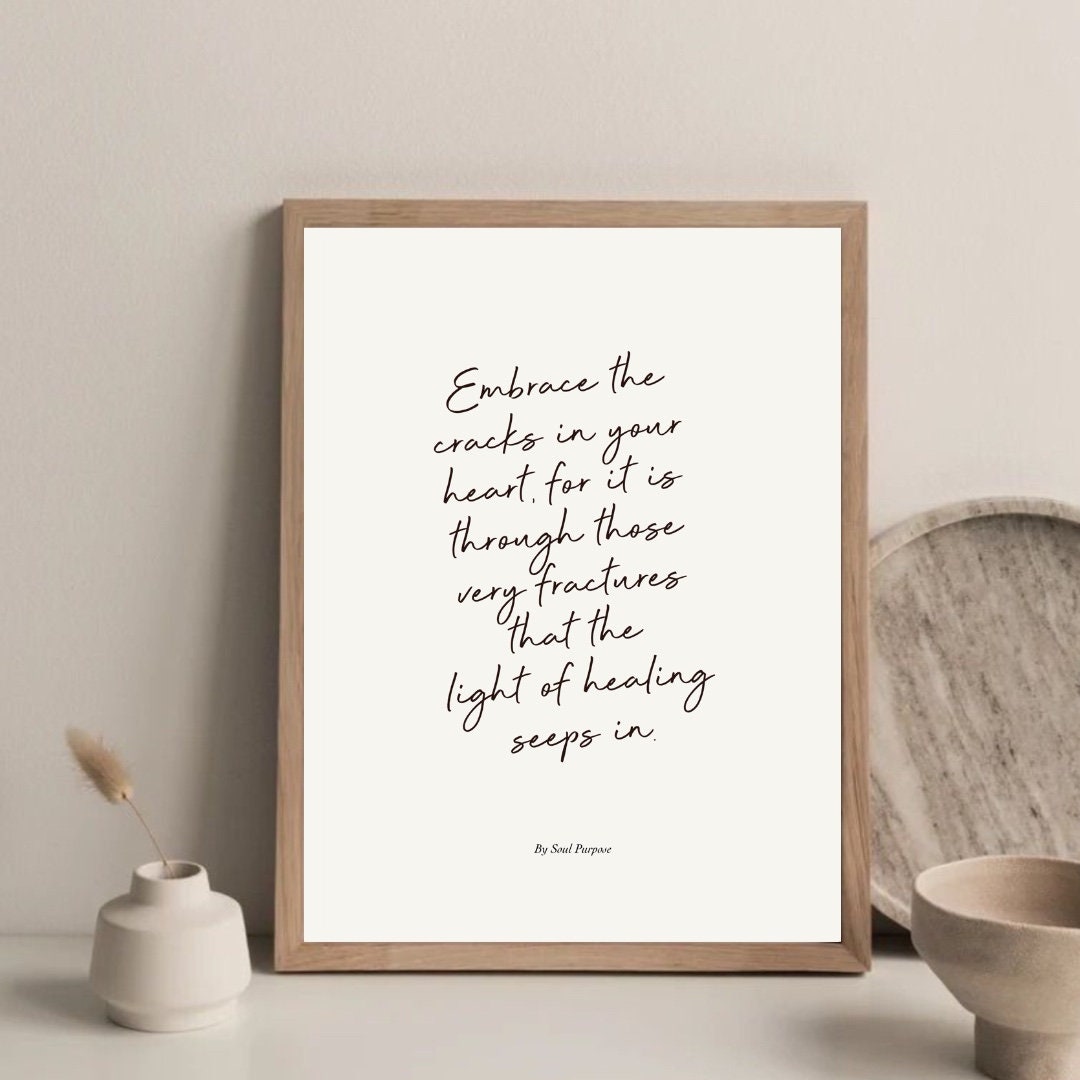 Sentimental Gift // Breakup Gift, Mary Oliver Quote Art print, Cubicle  Decor, Writers gifts, Teenage Girl Gifts, Self Care Gift Idea