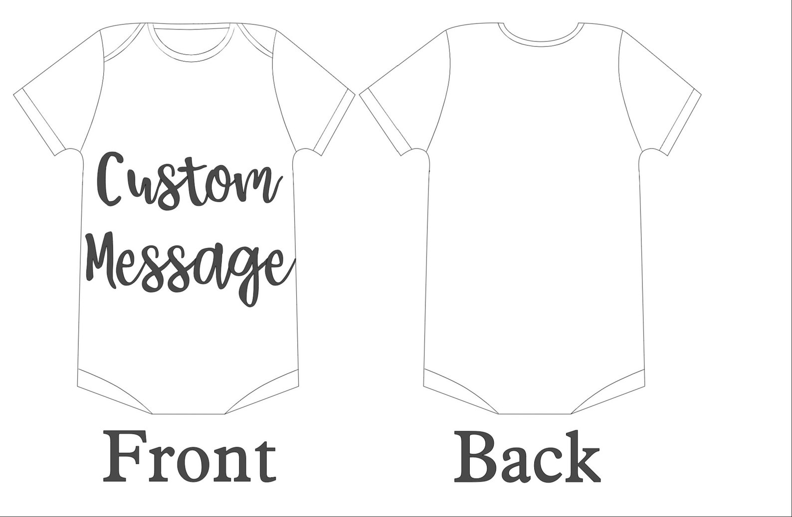 Custom Baby Onesies, Pregnancy Announcement Onesies Etsy Canada