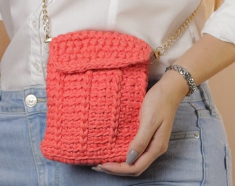 Sac au crochet - Sac pour téléphone