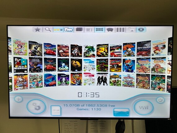 Modded Nintendo Wii Home-brew 2TB 1100 Titles - Etsy