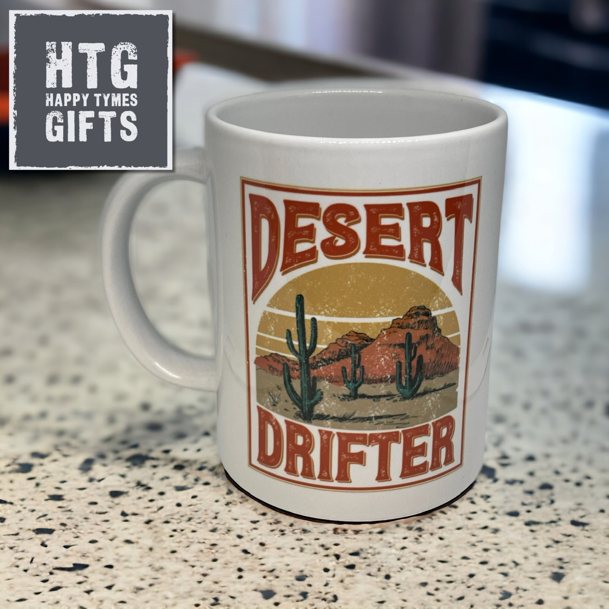 Desert Drifter Southwestern Sunrise Cactus Mug Arizona Sunset and ...