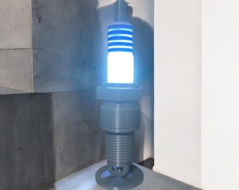 Lâmpada Sparkplug: Luz que muda de cor com controle remoto