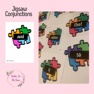 Visualizzazione delle congiunzioni sui pezzi del puzzle / Visualizzazione per l'insegnante / Risorse per gli insegnanti KS1