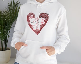 Unisex Heavy Blend™ Hooded Sweatshirt, Custom Design Sweatshirt ,Soft Cotton Sweatshirt, Valentine's Day , Love-Filled Sweatshirt Designs