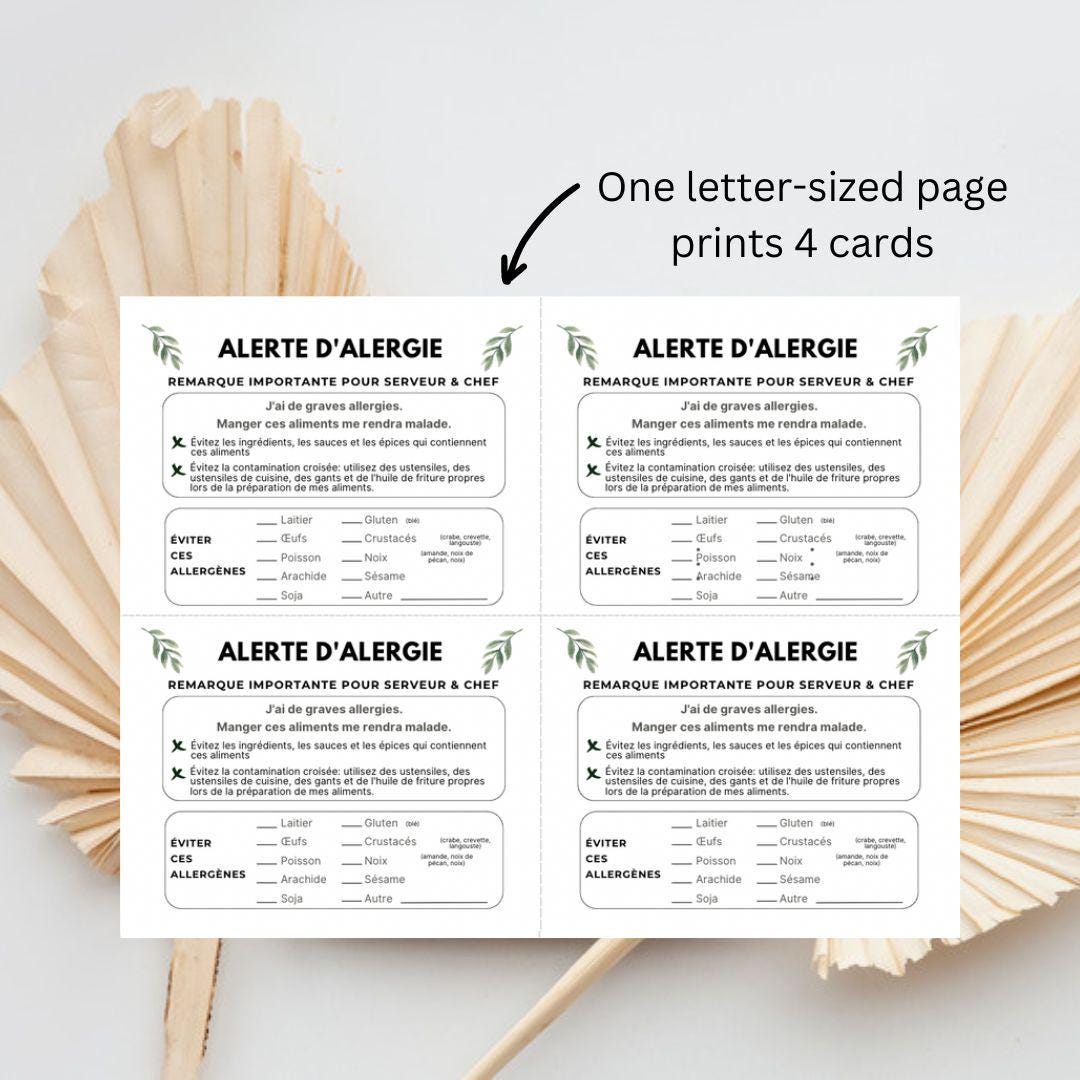 printable-french-food-allergy-card-customizable-restaurant-allergy-alert-card-french-allergy-travel-shellfish-peanut-egg-nut-allergy-etsy for Free Printable Allergy Cards French Printable French Food Allergy Card • Customizable Restaurant Allergy Alert Card • French Allergy Travel • Shellfish Peanut Egg Nut Allergy - Etsy for Free Printable Allergy Cards French
