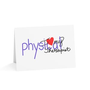Heartfelt Therapist Grußkarten - Perfekt für Dankes-, Wertschätzungs- oder Self-Care-Feiern | 1, 10, 30, 50Stück