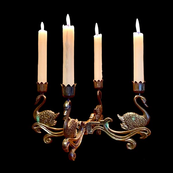 Swan Candle Etsy