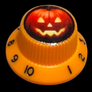 Gałka do gitary Custom Strums® Jack-o’-Lantern Strat-Style (pojedyncza)