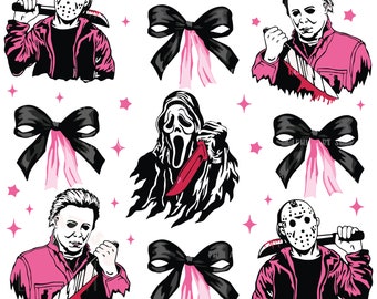 Friends Horror Characters Png, Halloween Horror Characters Png, Happy Halloween Gift Png, Horror Movie Killers Png, Scary Png, Friend Horror