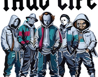 Thug Life Horror Friend Png, Vibraciones De Halloween Png, Amigos Película De Terror Png, Asesino De Películas De Chicas Png, Halloween Aterrador Png, Halloween Retro Png