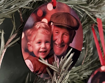 Individuell gestaltetes Weihnachtsgeschenk für Opa Weihnachtsgeschenk Custom Christmas Ornament Familienverzierung Familiengeschenk Weihnachtsgeschenk Opa Opa Geschenk