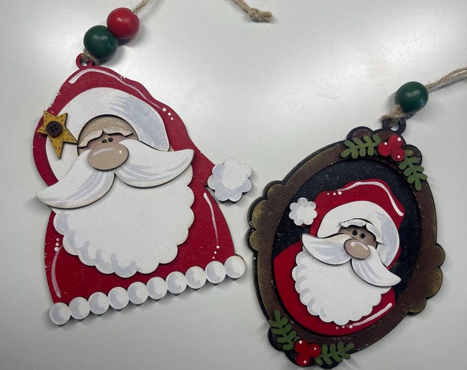 Santa Claus Christmas personalized Christmas ornaments