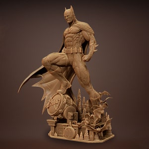 Batman 3D STL File Batman3DPrint, CustomFigurine, UniqueDesign, 3DPrinting, GeekDecor, DIYBatman, Collectibles, FanArt, GiftIdeas image 2