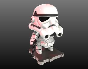 Star Wars Stormtrooper 3D Print File- StarWars, Stormtrooper, 3DPrint, SciFiArt, GeekGifts, EtsySeller, DIYToys, Collectibles, NerdyDecor