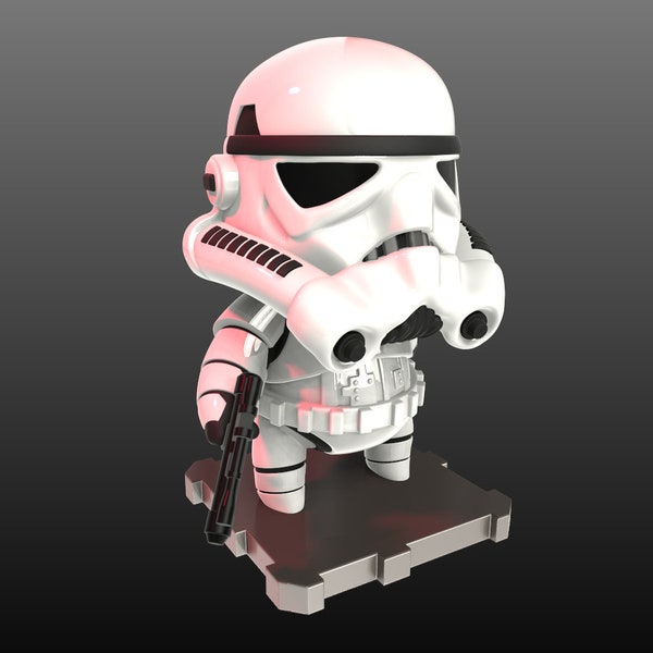 Star Wars Stormtrooper 3D Print File- StarWars, Stormtrooper, 3DPrint, SciFiArt, GeekGifts, EtsySeller, DIYToys, Collectibles, NerdyDecor