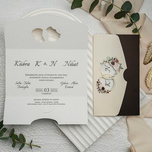 Kundenspezifische einzigartige Tageseinladungskarten-Hochzeits-Babyparty-Geburtstagseinladungskarten mit elegantem Umschlag-Papier-Einladungsumschlag