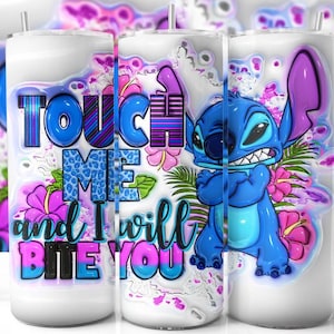 Inflated, 3D Disney Stitch 20 oz Tumbler