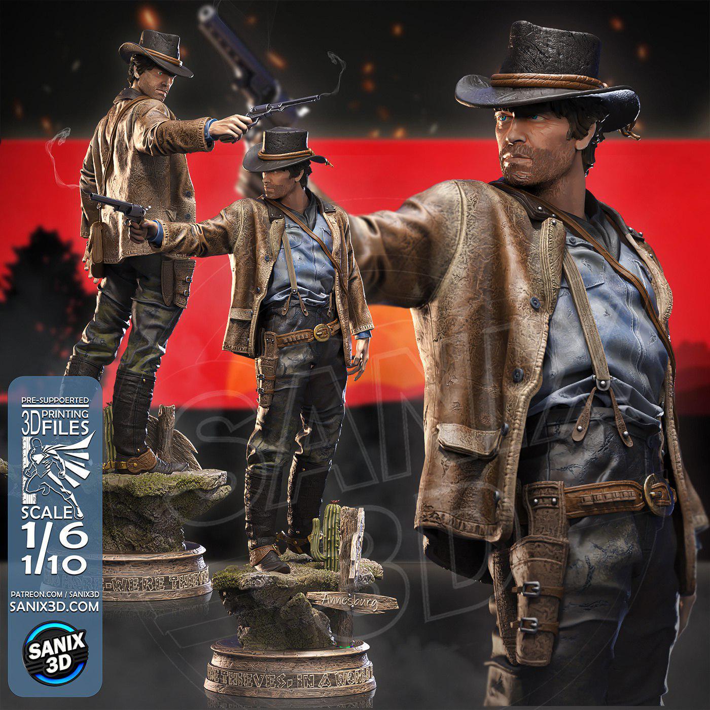 Arthur Morgan Figure - Etsy