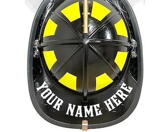 Nombre del casco curvo reflectante: fuente Firehouse