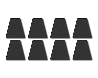Conjunto de tetraedro - Negro