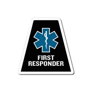 3M Reflective Firefighter EMS First Responder Tetrahedron