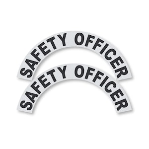 3M Reflective Fire & EMS Helmet Crescent set - Safety Officer