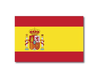 Calcomanía reflectante de la bandera de España 3M Scotchlite