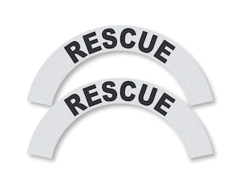 3M Reflective Fire & EMS Helmet Crescent-Rocker - Rescue