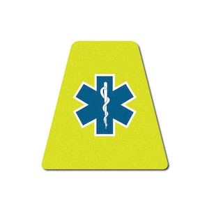 3M Reflective Firefighter EMS Star of Life Tetrahedron