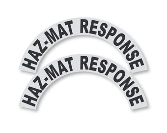 3M Reflective Fire & EMS Helmet Crescent-Rocker - HAZ-MAT Response