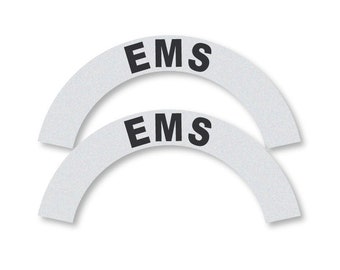 3M Reflective Fire & EMS Helmet Crescent-Rocker - EMS