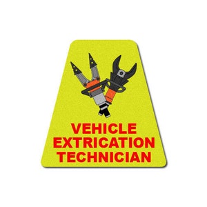 3M Reflective Firefighter Vehicle Extrication Technician Tetrahedron