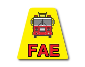 3M Reflective Fire Apparatus Engineer Tetrahedron