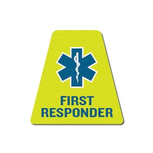 3M Reflective Firefighter EMS First Responder Tetrahedron