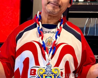 Chivas Guadalajara Hype Chain Necklace | Futbol Mexicano | Custom Chain | Mexican Soccer | Soccer Fan Gift | Chivas Gear | Gifts for Him